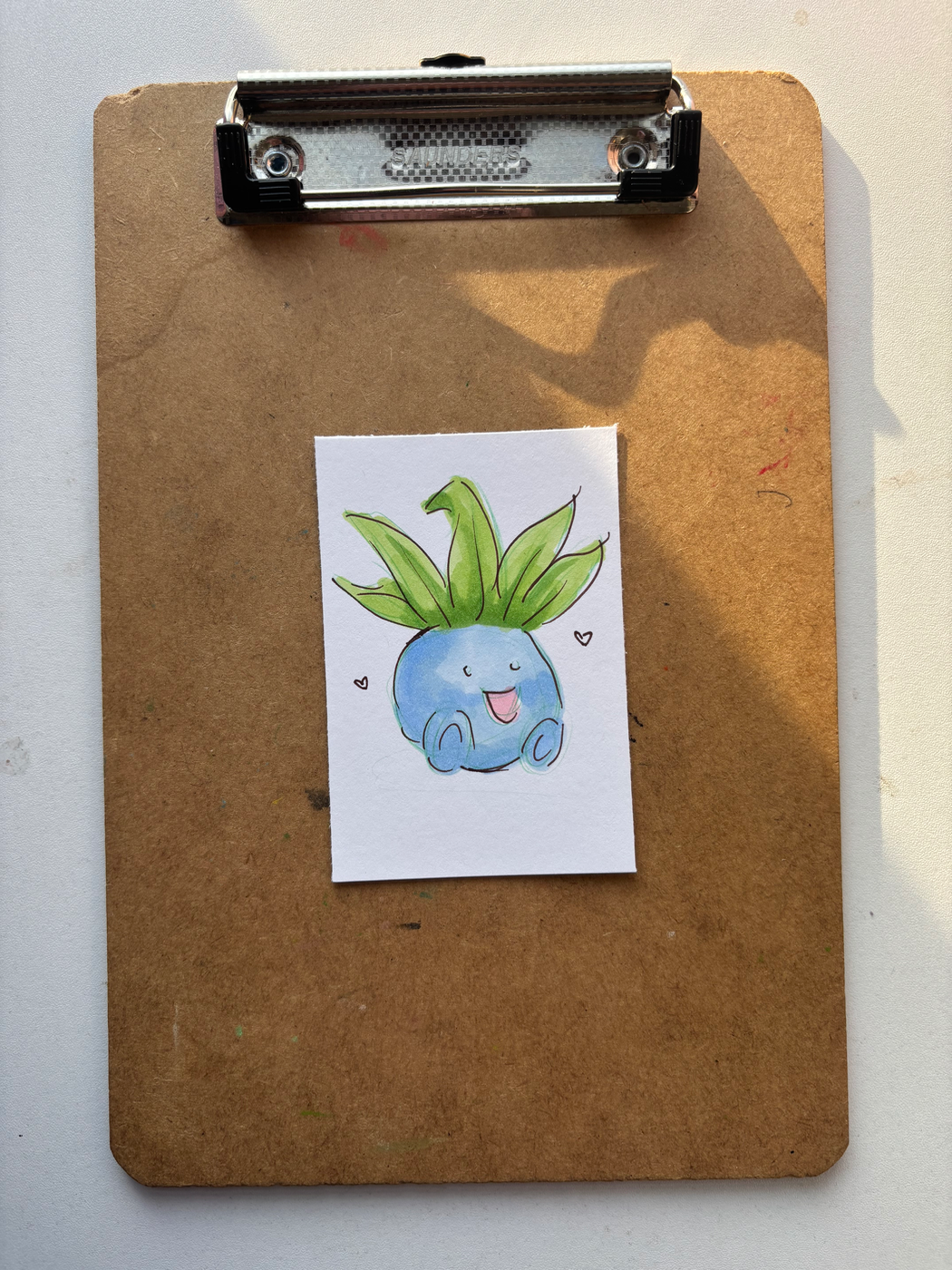 “Oddish” Pokemon aceo art card