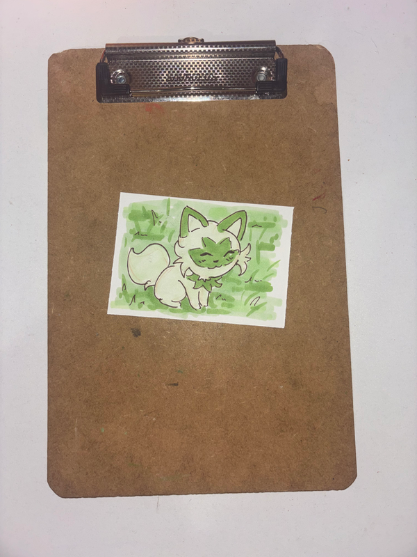 “Sprigatito” Pokemon aceo art card