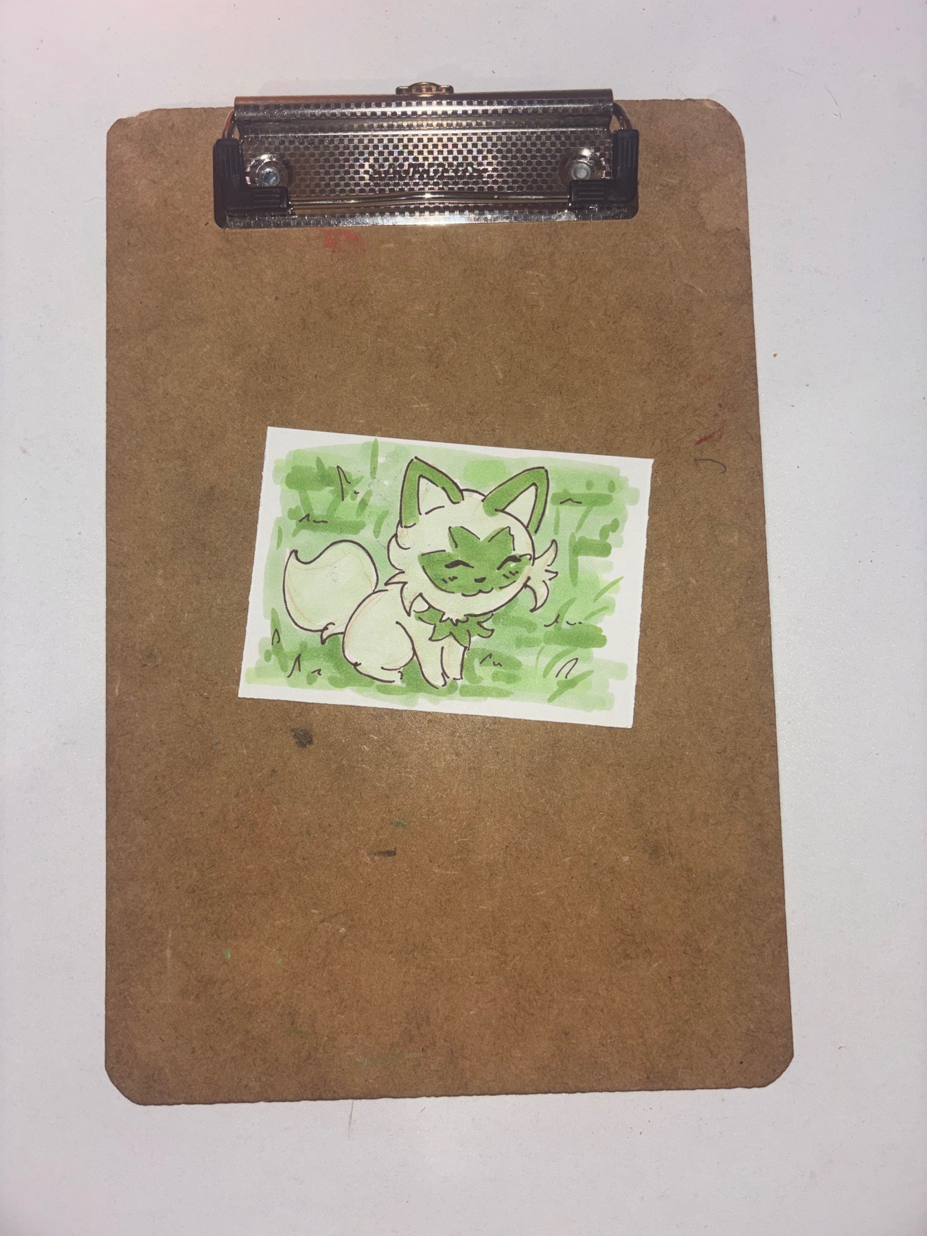 “Sprigatito” Pokemon aceo art card