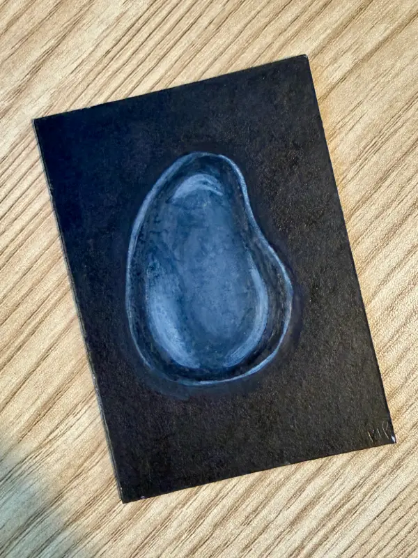 Water Drop aceo art card