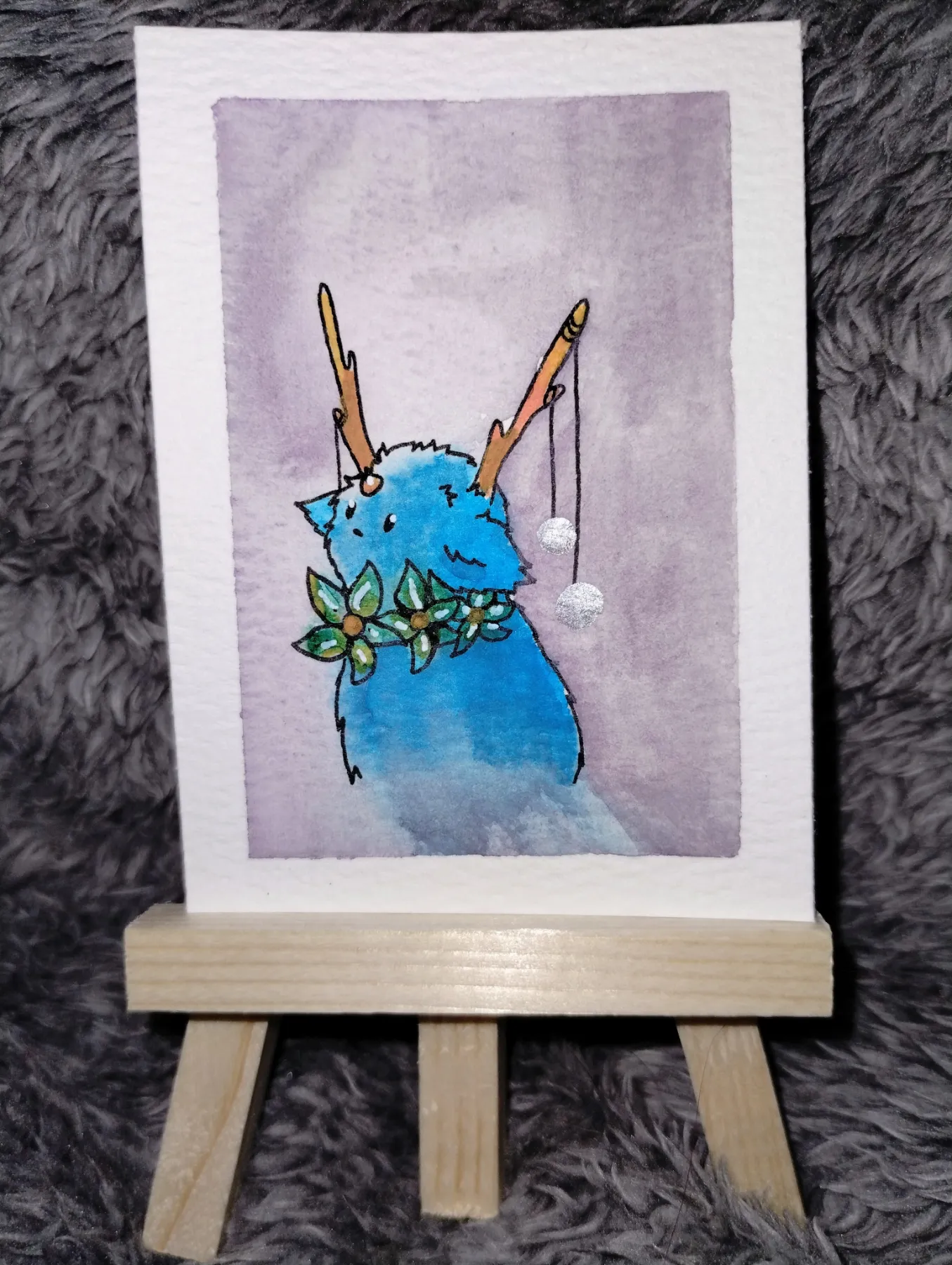 Somewhere Waiting aceo art card