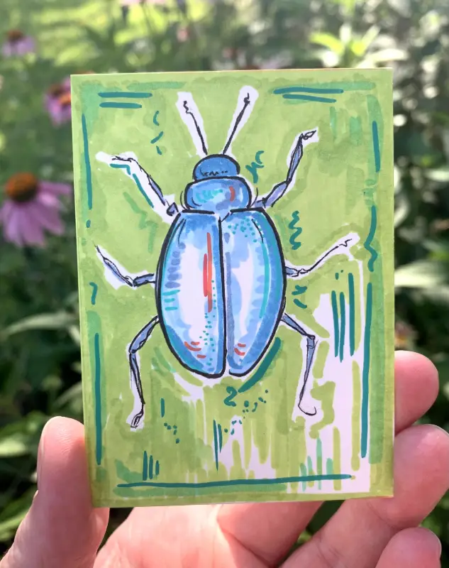 Ringo aceo art card