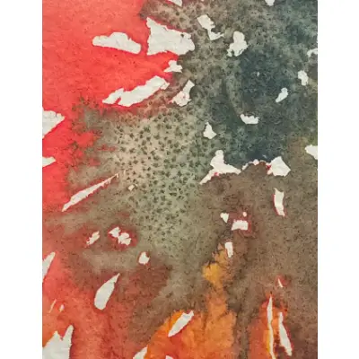 Coneflower 1 aceo art card thumbnail 2