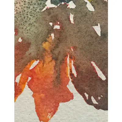 Coneflower 1 aceo art card thumbnail 3