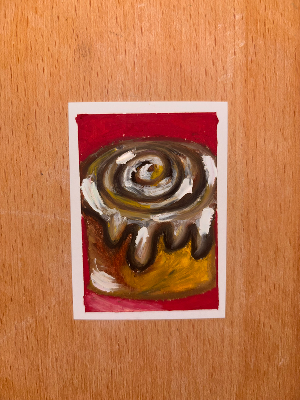 Cinnamon Dreams aceo art card
