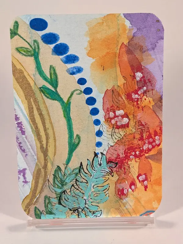 Collage #50 aceo art card