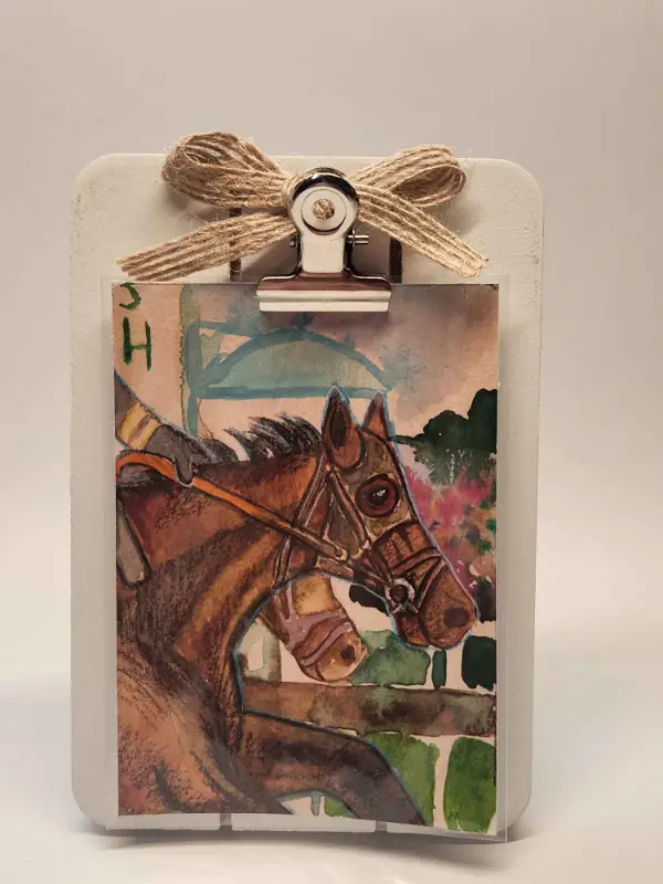 Original ACEO Bundle Set of Two- Golden Tempo and A Tale of Two Brothers - 2.5" x 3.5" Watercolor aceo art card