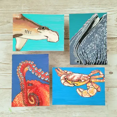 I'm walkin' here! aceo art card thumbnail 2