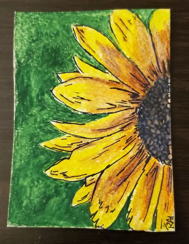 Sunshine of the Field aceo art card