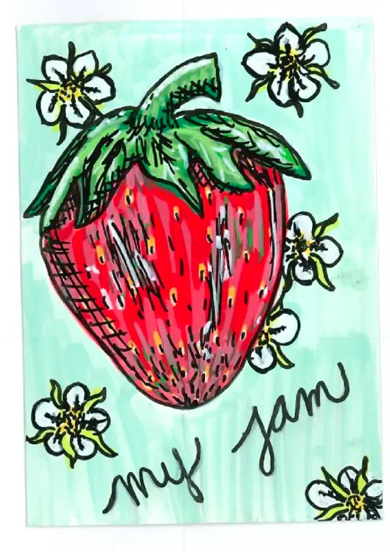 My Jam aceo art card