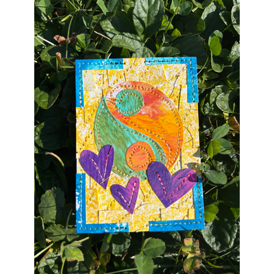 Love n’ yin yang aceo art card thumbnail 1