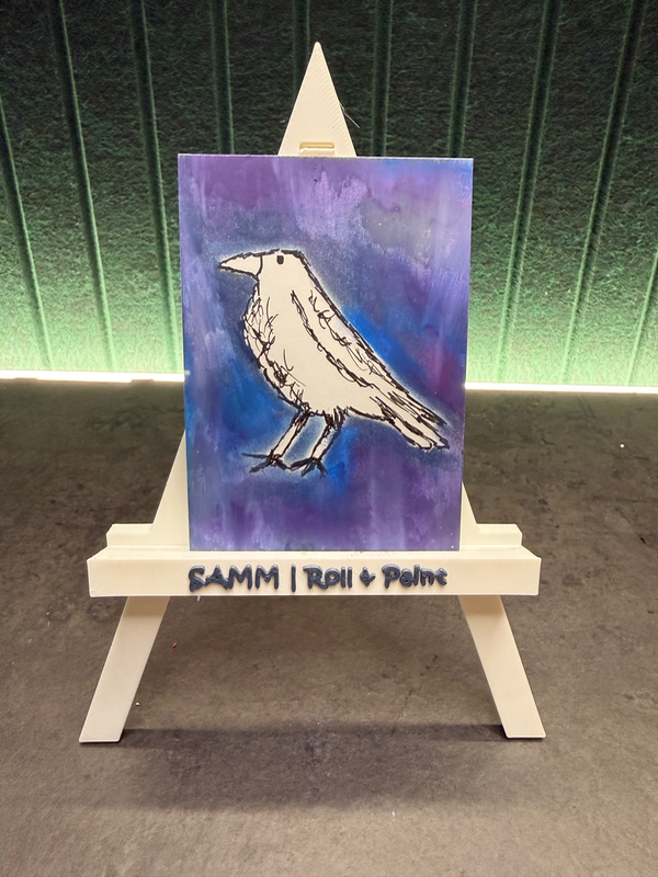 Roll&Paint day 24 | Colonel aceo art card