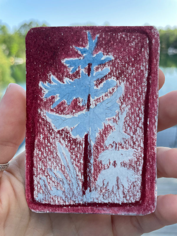 Back Sun aceo art card
