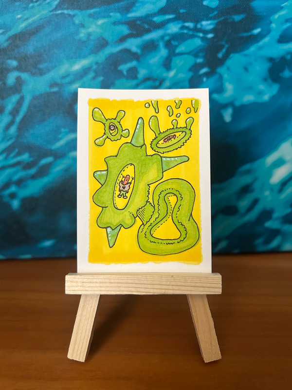 Max Security aceo art card