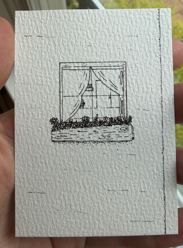 Window Collection #1 aceo art card