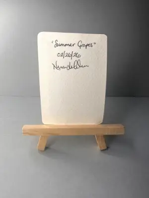 Summer Grapes aceo art card thumbnail 2