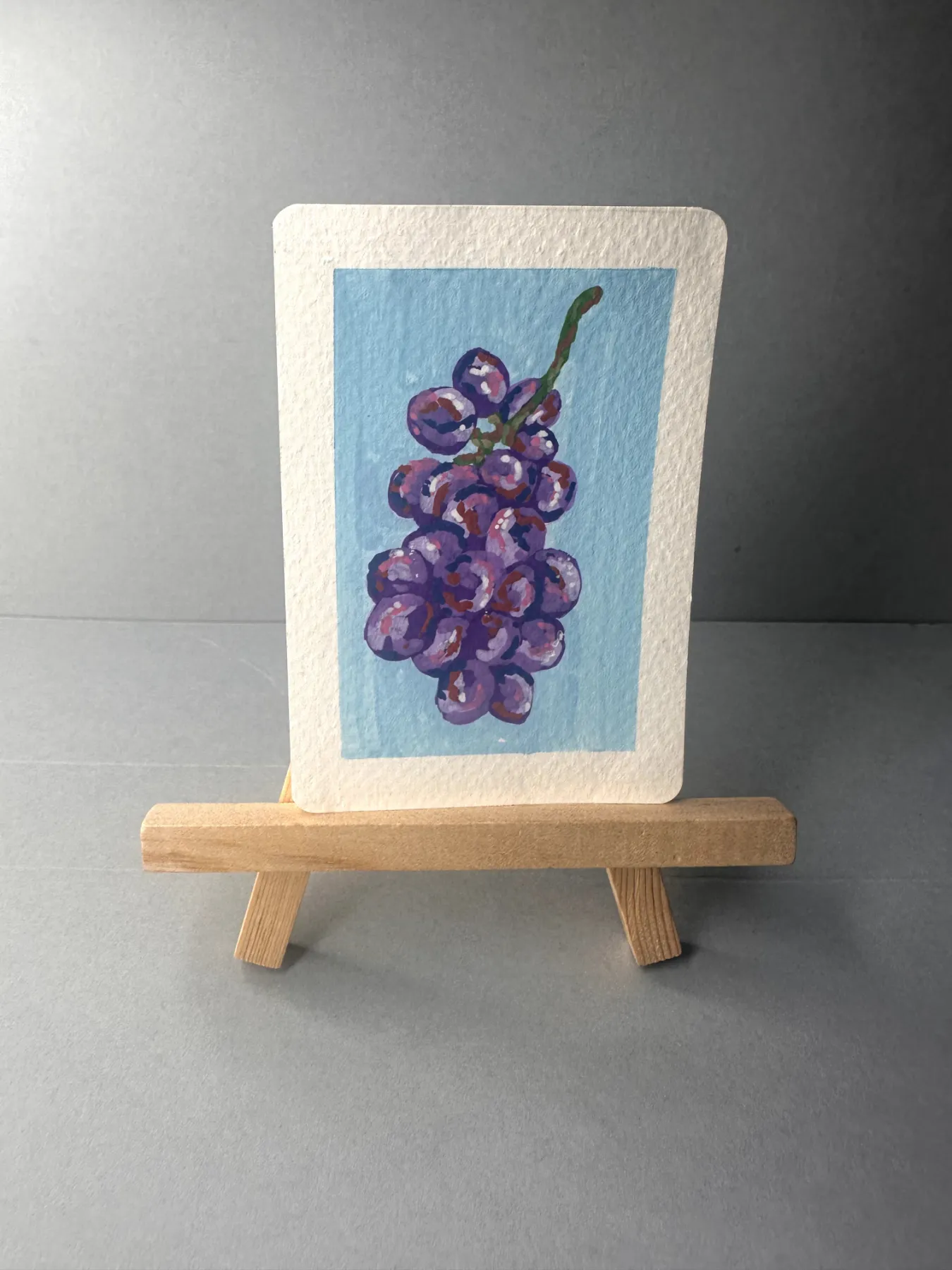 Summer Grapes aceo art card