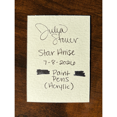 Star Anise aceo art card thumbnail 2
