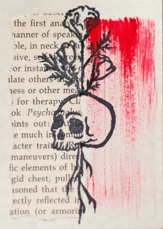 LIFE AFTER DEATH - Scarlet aceo art card
