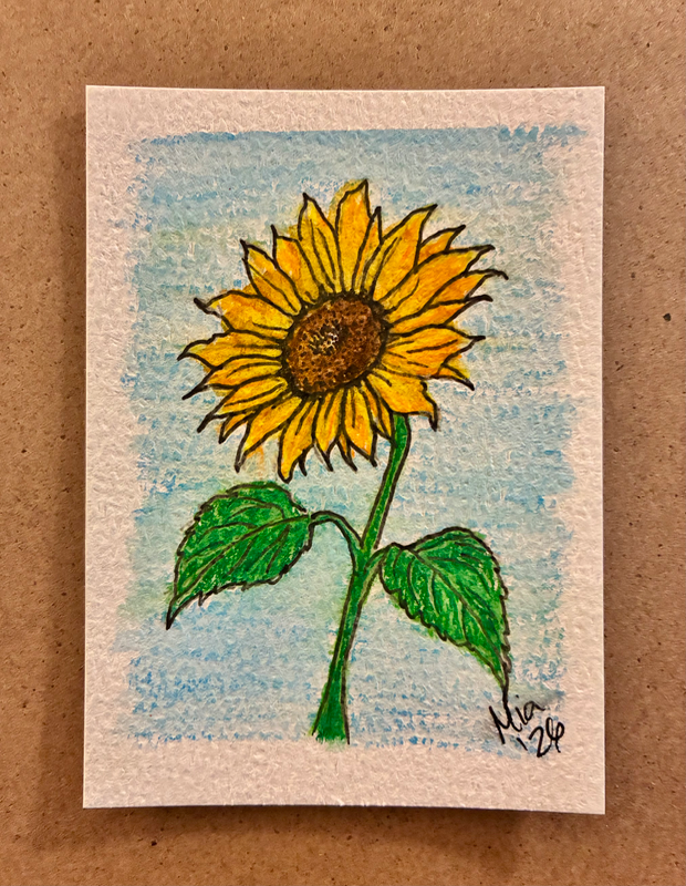 Pocketful of Sunshine aceo art card