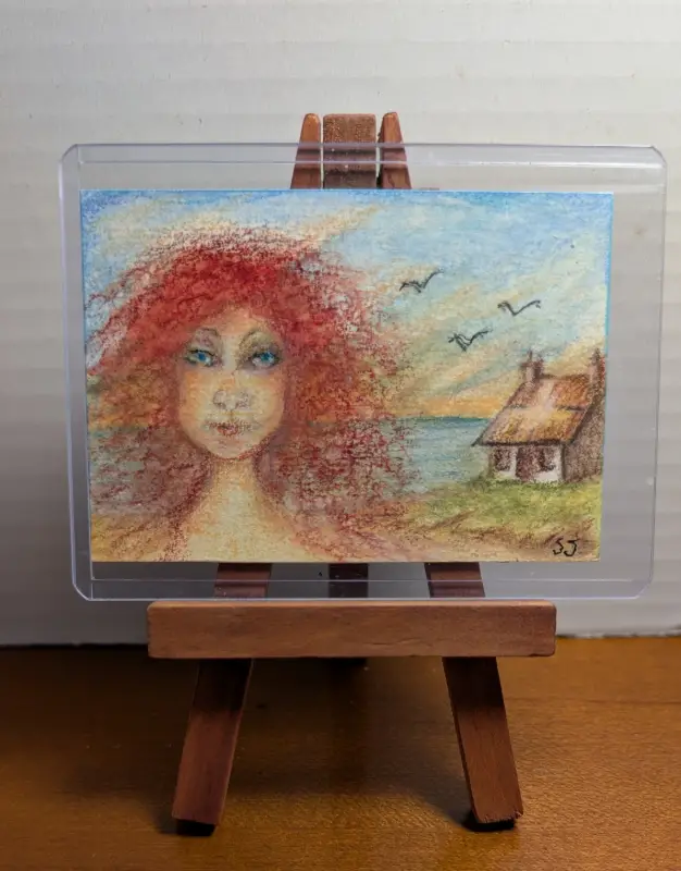 Molly Malone aceo art card
