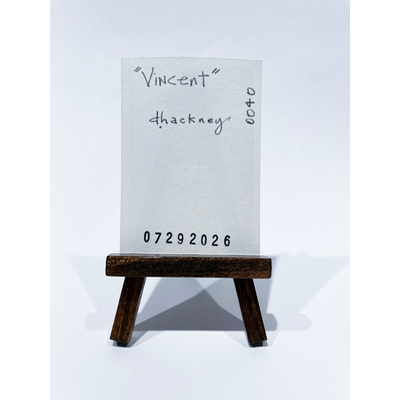 "Vincent" aceo art card thumbnail 3