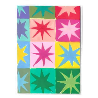 Star Tiles aceo art card thumbnail 2
