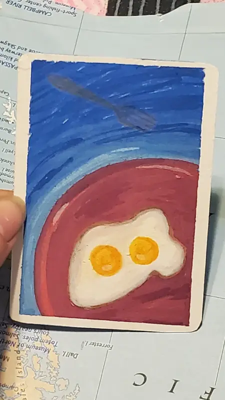 Sunny Side aceo art card