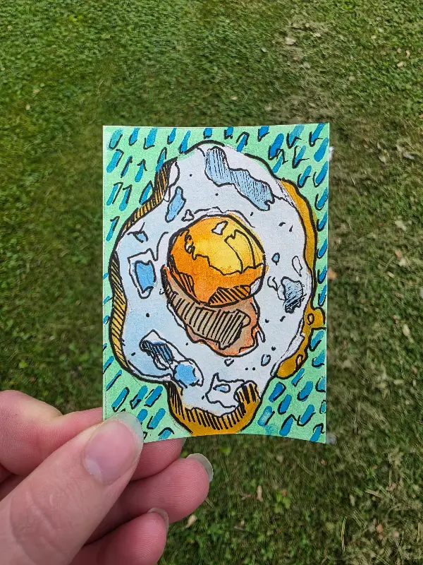 Sunny Side aceo art card