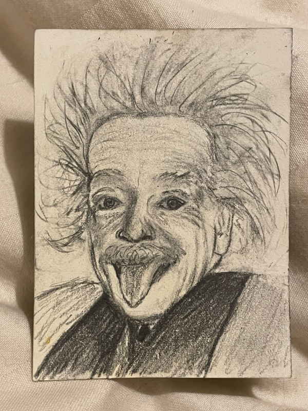 E = mc² aceo art card