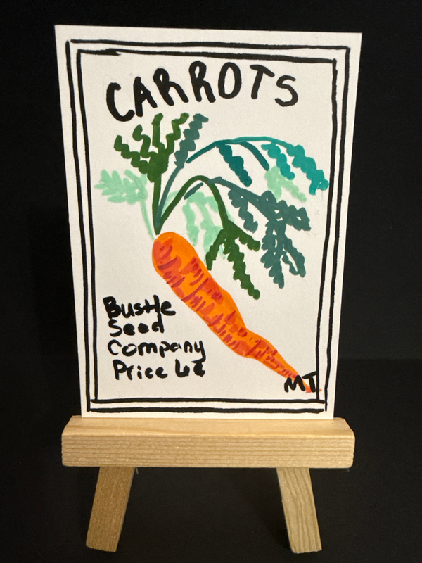 Spring Seeds No 2 aceo art card