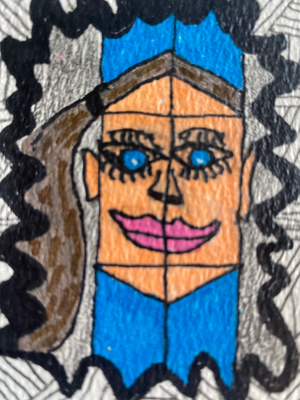 Hello There aceo art card thumbnail 2