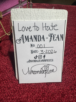 Love to Hate aceo art card thumbnail 2