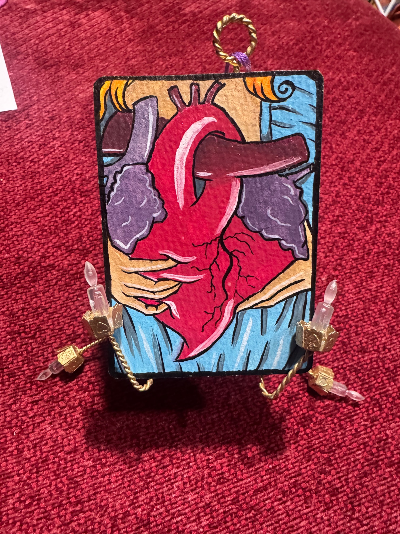 Love to Hate aceo art card