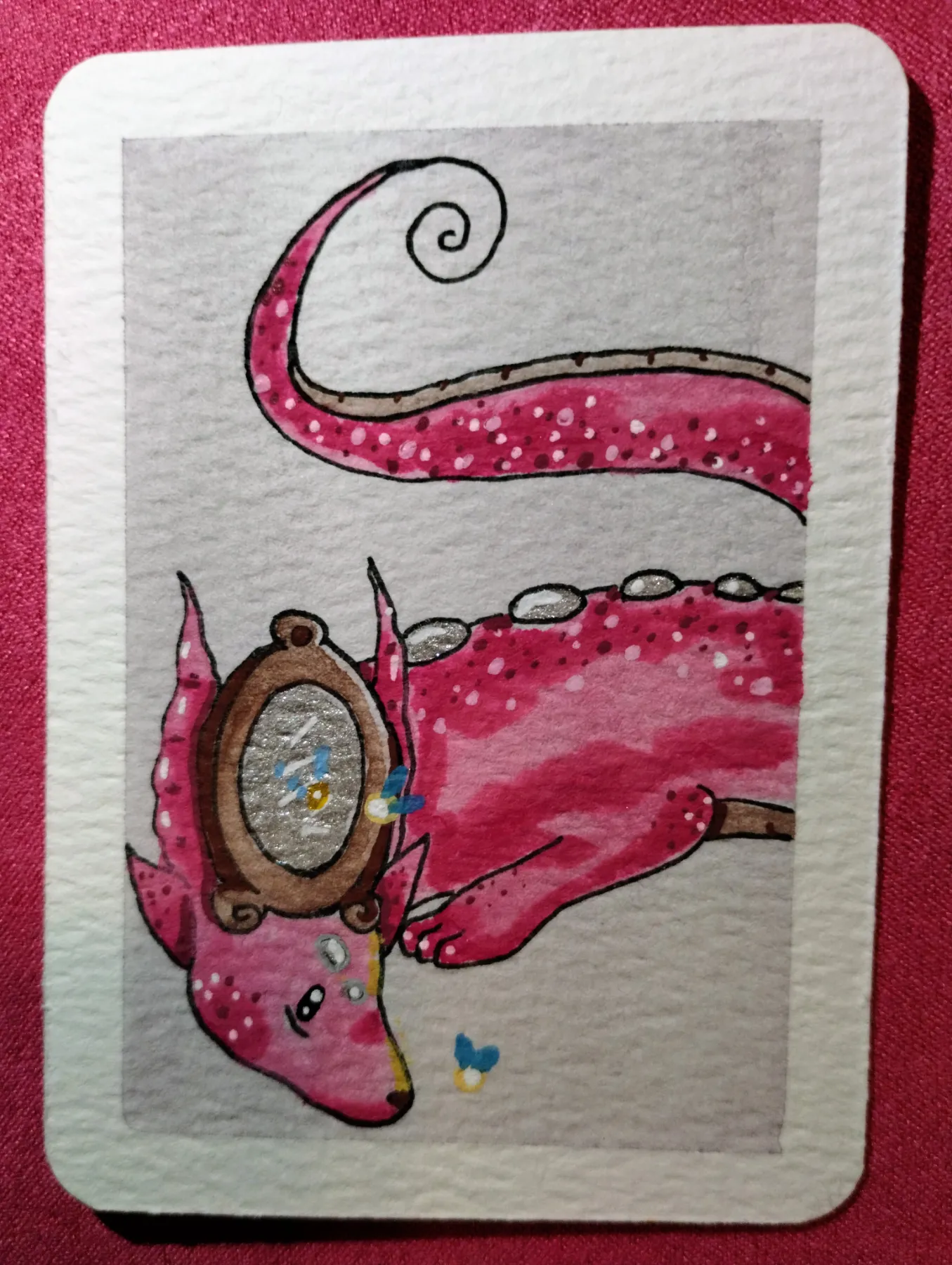 Mirror, Mirror aceo art card