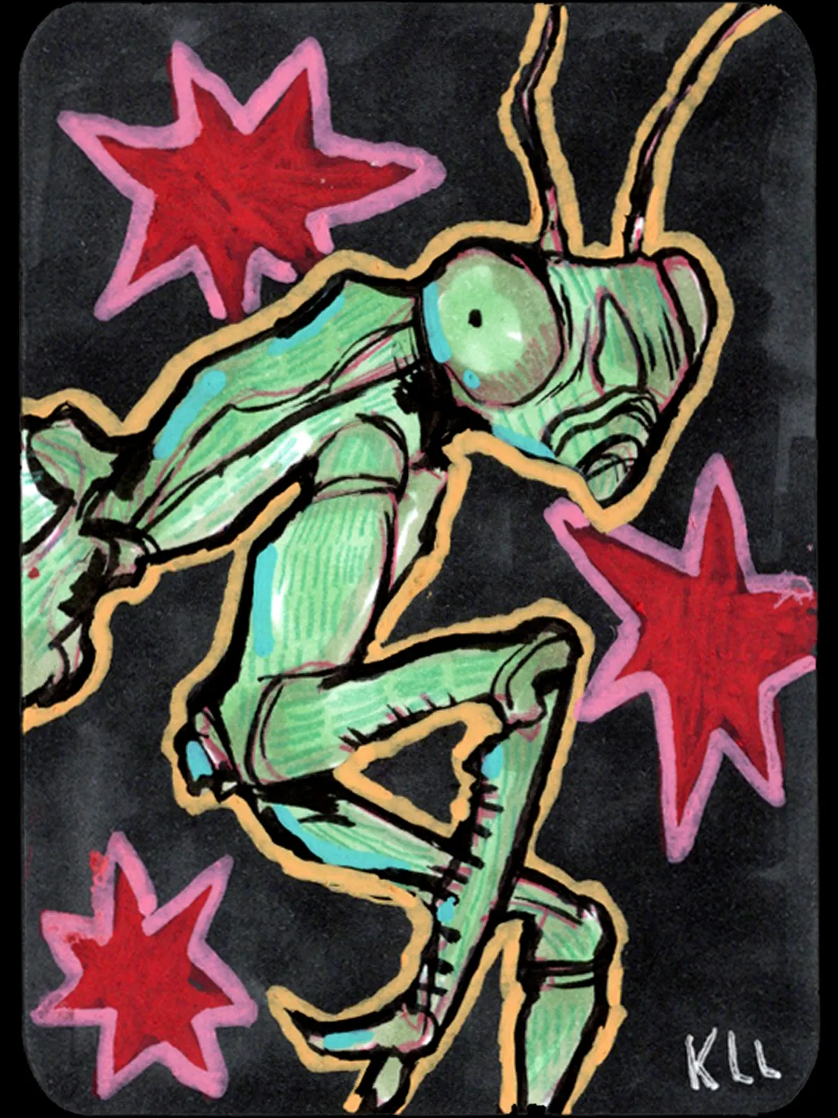 ACEO 3 aceo art card