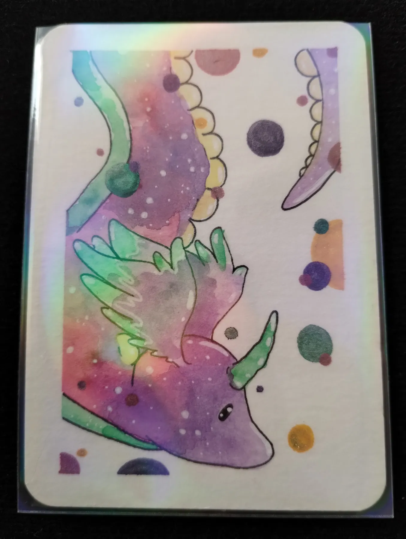 Night Forest Palette 1 of 2 aceo art card