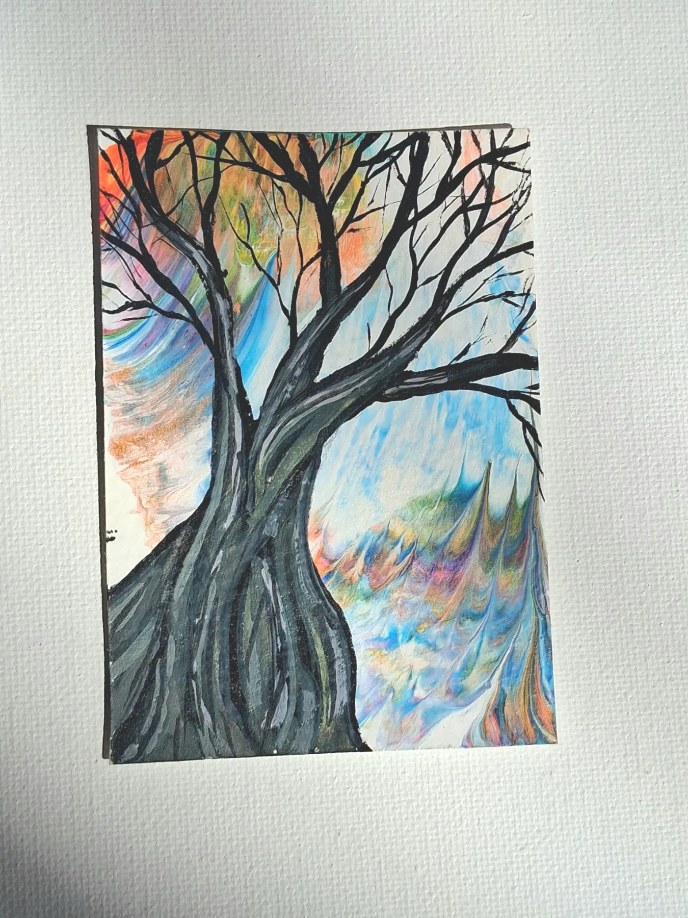 Dream Tree #1 Of 4 aceo art card