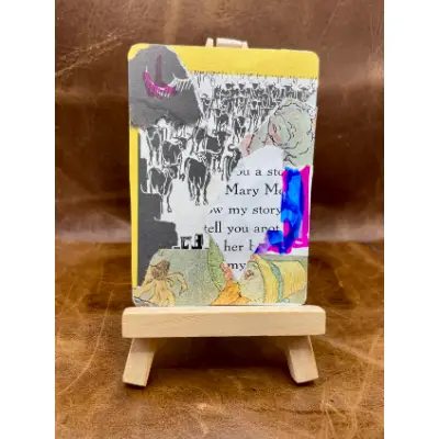 Original ACEO | Collage Multimedia Art Card aceo art card thumbnail 2