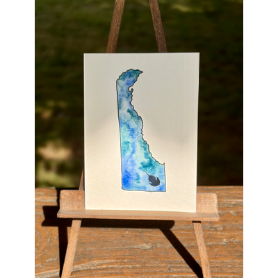 Delaware: Horseshoe Crab aceo art card thumbnail 2
