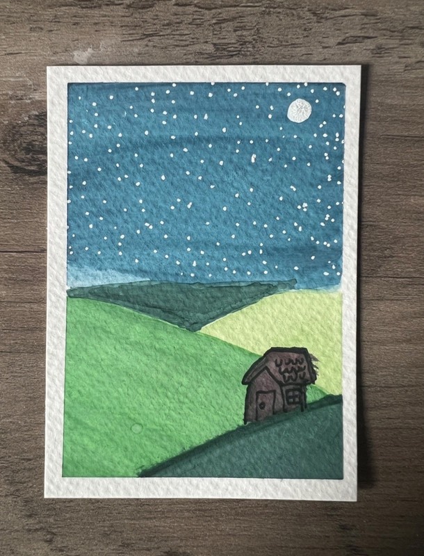 Twilight, Little House #4 aceo art card