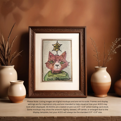 The Hierophant aceo art card thumbnail 1