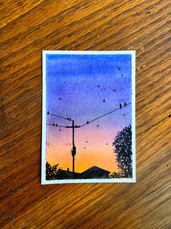 Twilight aceo art card