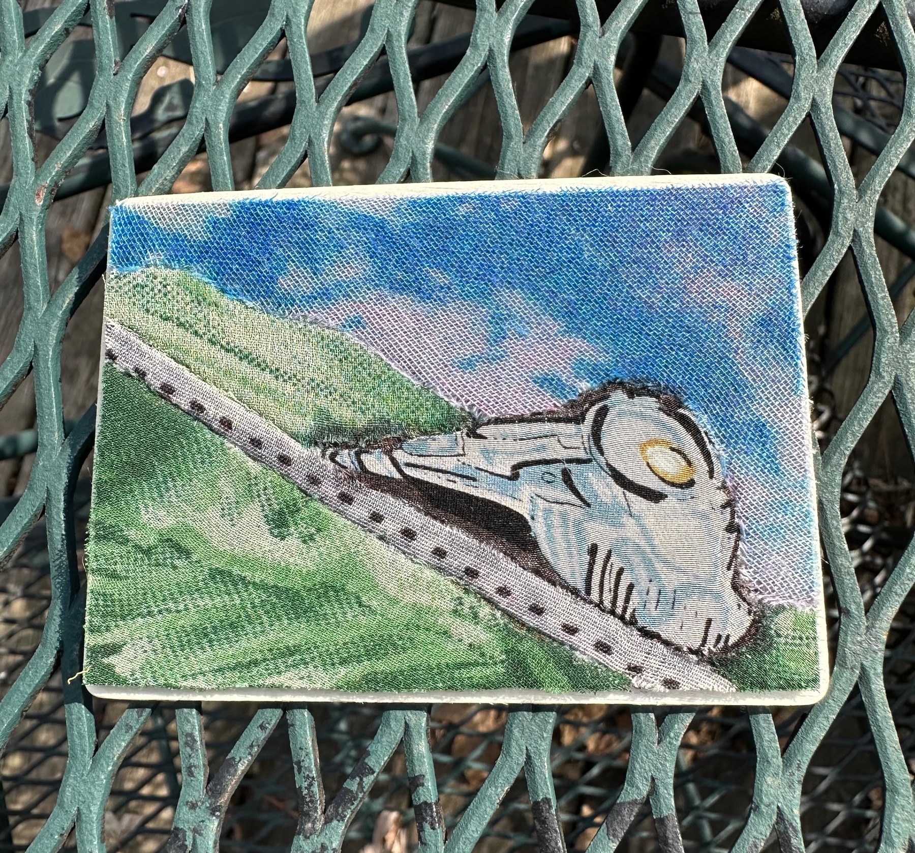 “Runaway Train” Kinusaiga aceo art card