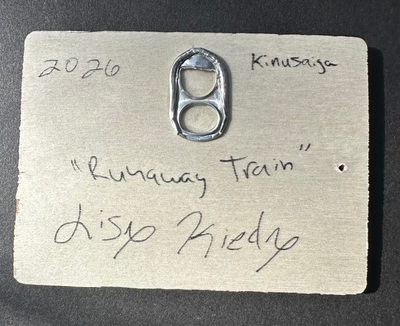 “Runaway Train” Kinusaiga aceo art card thumbnail 2