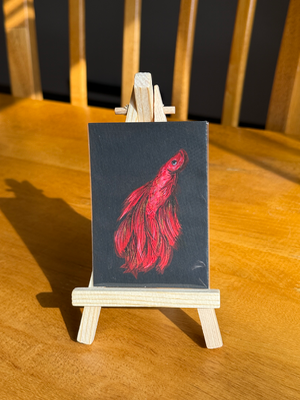 Mortis- ACEO Original Painting by the ilonggaartist aceo art card thumbnail 2