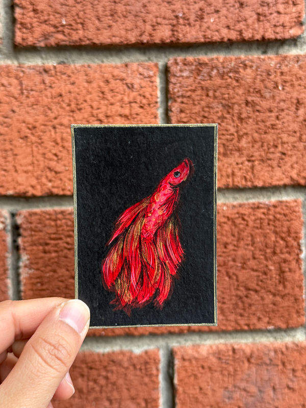 Mortis- ACEO Original Painting by the ilonggaartist aceo art card