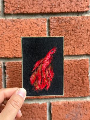 Mortis- ACEO Original Painting by the ilonggaartist aceo art card thumbnail 1