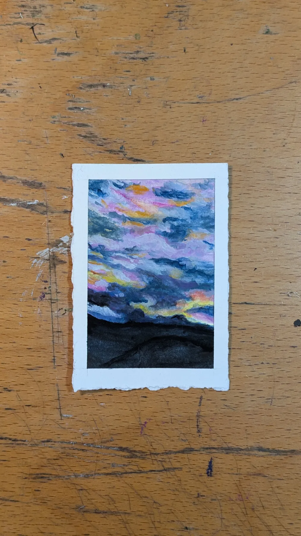 Lavender Dusk aceo art card