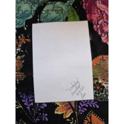 Ladybug aceo art card thumbnail 2